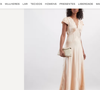 Bruna Marquezine usou um vestido no modelo Coraline, da marca DÔEN, que custa cerca de R$ 4 mil