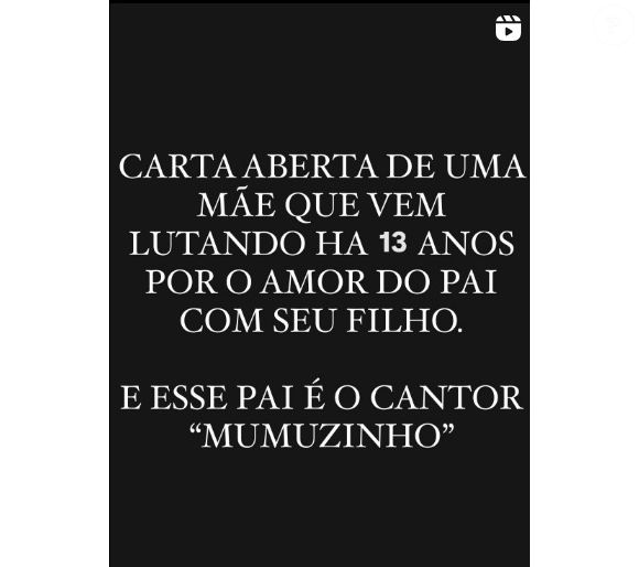 "Meu filho tem 13 anos e há 13 anos sofre com esse abandono. O pai nunca tem tempo. Nunca foi a um Dia dos Pais na escola. De aniversário, só apareceu duas vezes. No hospital? Nunca esteve presente. Meu filho tem problemas de saúde e psicológicos, e tudo isso porque falta o amor do pai", desabafou.