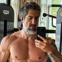 Marcos Mion, aos 46 anos: 'Gosto de envelhecer e ver a experiência marcada no meu rosto, nos cabelos brancos. O tempo só me faz bem, espiritual e fisicamente'