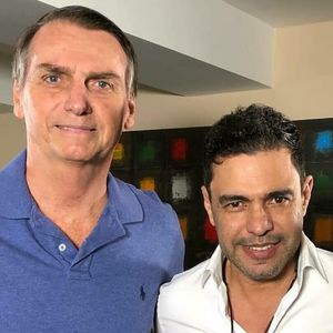 Zezé Di Camargo declarou apoio público ao ex-presidente Jair Bolsonaro em eleições, mas não há registros de manifestações contrárias ao ministro do STF