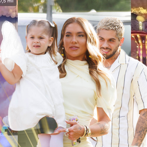 Virginia investiu em um modelo drapeado amarelo-manteiga, forte tendência que começou fim do ano passado e segue em alta entre as famosas.