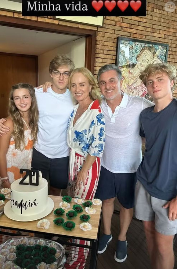 Angélica comentou a diferença entre as personalidades dos filhos mais velhos, Joaquim, de 20 anos, e Benício, de 17