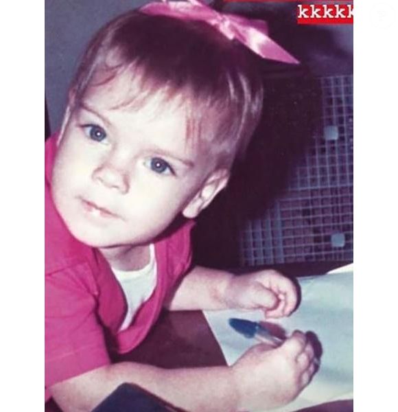 Carolina Dieckmmann ainda bebê