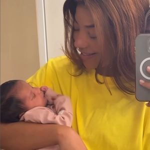 Filha de Ludmilla, Zuri está com 3 meses de vida