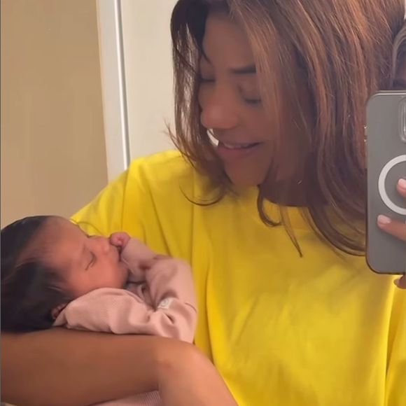 Filha de Ludmilla, Zuri está com 3 meses de vida