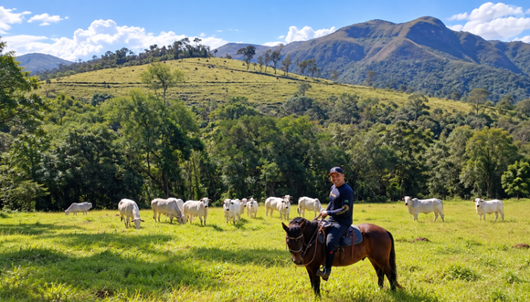 Aos 62 anos, Maurício Mattar vira dono de um haras de luxo e se divide entre novela das 7, criação de cavalos e gado Nelore