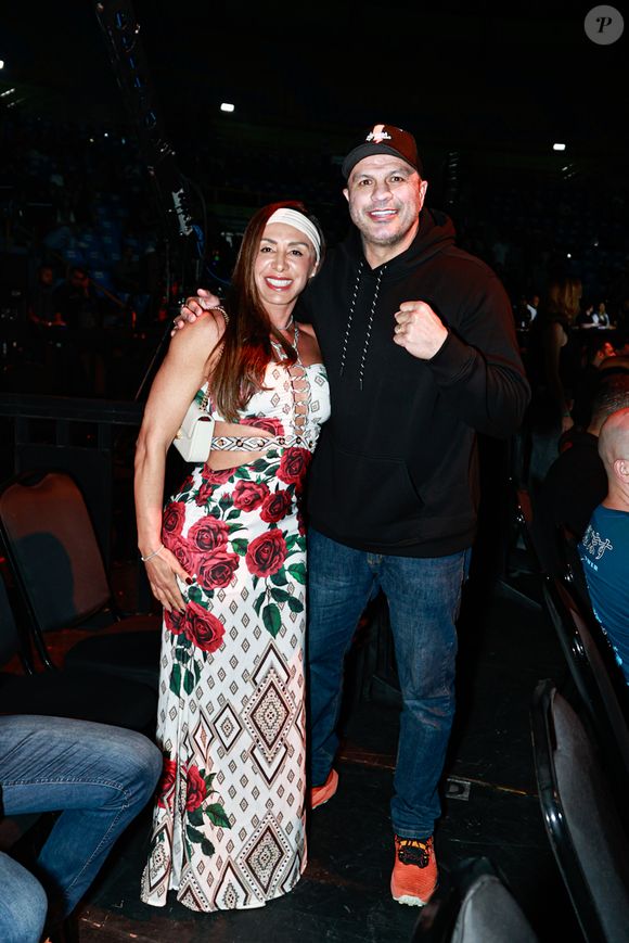 Fight Music Show 7: Kleber Bambam e a namorada também marcaram presença