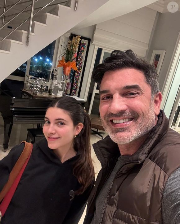 Edu Guedes é pai de Maria Eduarda, de 16 anos