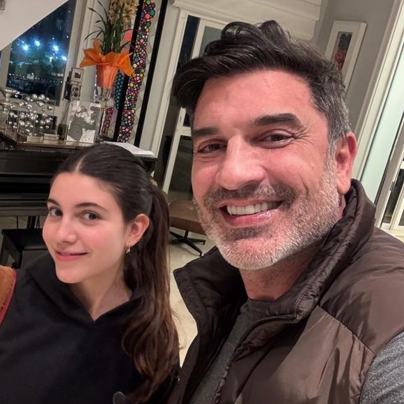 Edu Guedes é pai de Maria Eduarda, de 16 anos