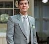 Edu (Caio Manhente) preparado para casamento na novela Garota do Momento