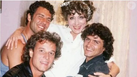 Marcello Novaes, Gerson Brenner e Jandir Ferrari faziam parte do elenco da novela 'Rainha da Sucata'