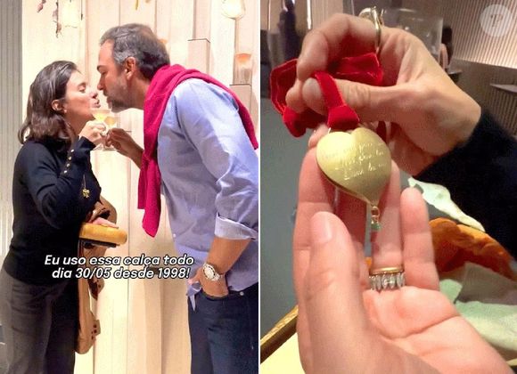 Mesmo discretos, Tadeu e Ana mantêm tradições românticas para celebrar o relacionamento, como usar roupas combinando em datas especiais.