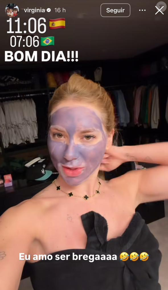 Virgínia faz skincare com argila roxa