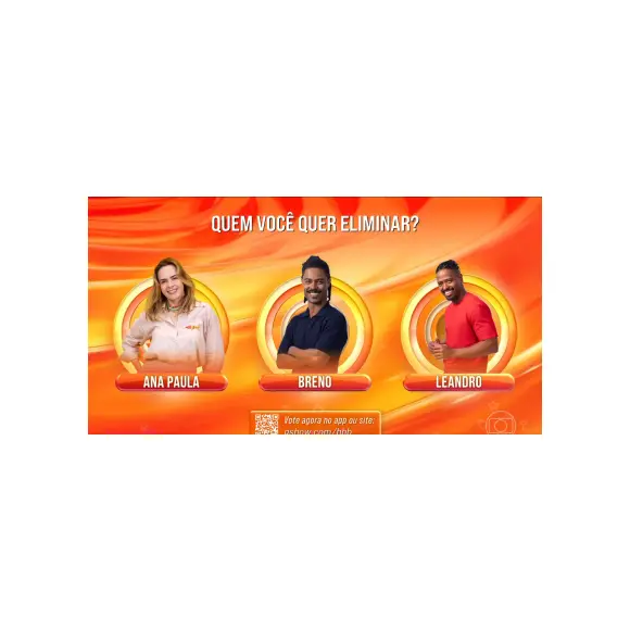 Ana Paula Renault, Breno e Leandro disputam a preferência do público no 9º Paredão do ‘BBB 26’
