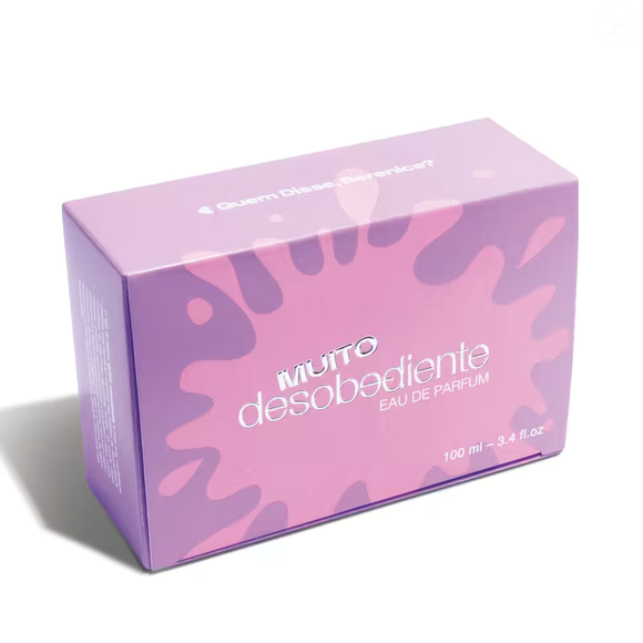 Inspirado na sensação de “bolha estourando”, o perfume Muito Desobediente aposta em acorde secreto de chiclete para criar experiência olfativa divertida e inesperada