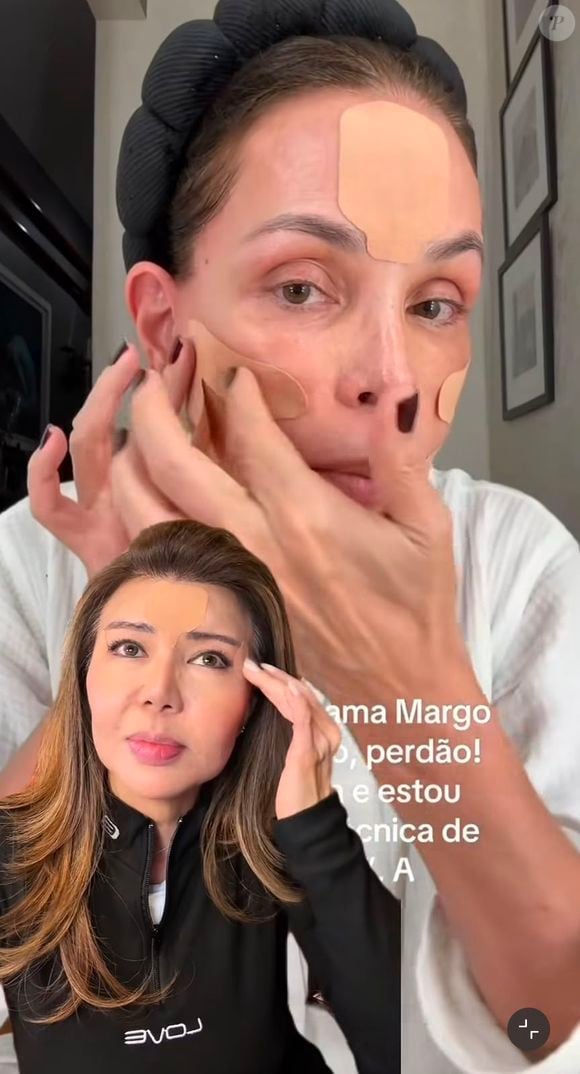 O ritual noturno de Carolina Ferraz conquistou a internet: a atriz contou que dorme usando uma técnica facial coreana ensinada por Margot Yang e revelou que percebeu um resultado positivo na pele