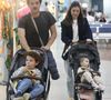 Jayme Matarazzo e a mulher, Luiza Tellechea, embarcaram com os filhos, Antonio (3 anos) e Maria (1 ano), em aeroporto do Rio
