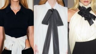 5 vezes que Marina Ruy Barbosa mostrou que laços em look P&B são chiques e atemporais