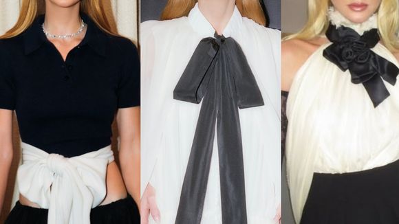 5 vezes que Marina Ruy Barbosa mostrou que laços em look P&B são chiques e atemporais