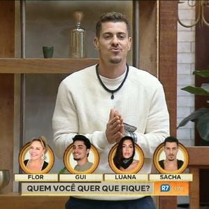 Sacha Bali era o favorito do público a continuar no reality apresentado por Adriane Galisteu