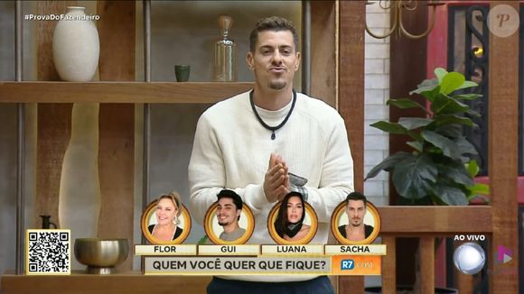 Sacha Bali era o favorito do público a continuar no reality apresentado por Adriane Galisteu