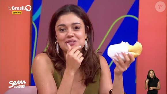 'Ninguém vai me dar tapa não, né?', brincou Sophie Charlotte no 'Sem Censura'