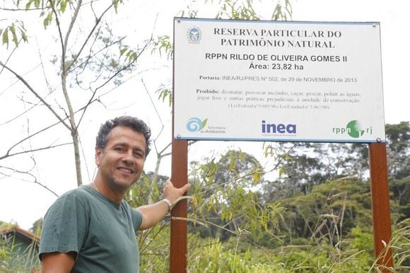 Marcos Palmeira recebeu o reconhecimento como Reserva Particular do Patrimônio Natural por sua fazenda
