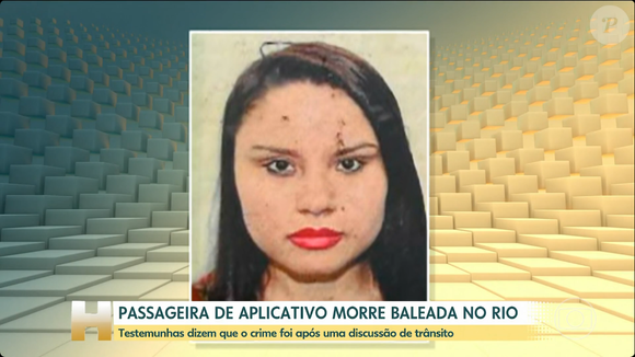 Thamires Rodrigues de Souza Peixoto era passageira de um carro de aplicativo. O responsável pelo tiro que a matou é um policial civil