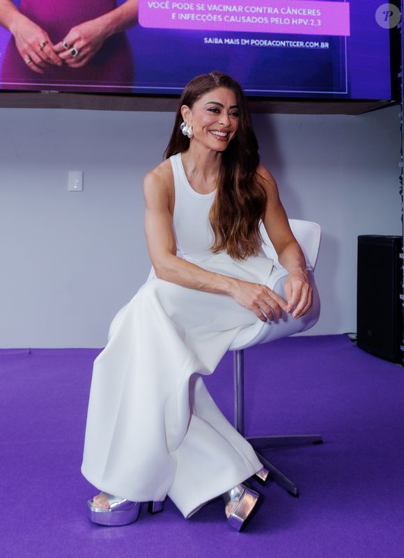 Juliana Paes alertou: ‘Os homens são parte da solução desse problema, porque eles também são parte da cadeia de transmissão’