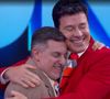 Rodrigo Faro brilhou ao lado de Luciano Huck no palco do 'Domingão'