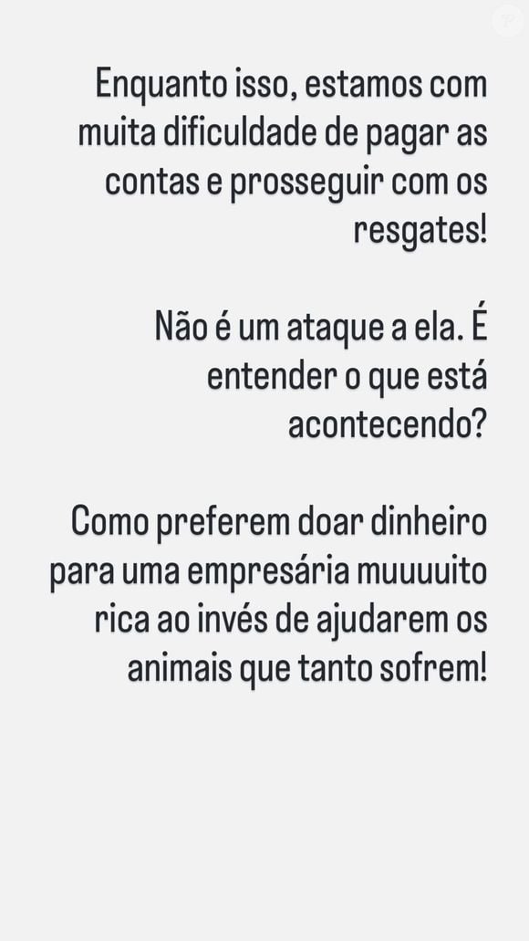 Luisa Mell relatou dificuldades em manter ajuda a animais necessitados: 'Ajudem pelo amor de Deus! Não sei mais o que fazer!'