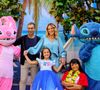 Festa da filha de Ticiane Pinheiro e César Tralli aconteceu nesta quarta-feira (13) em um buffet luxuoso de São Paulo e teve o desenho Lilo & Stitch como tema