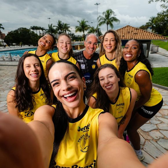 Nathalia Araujo é líbero da seleção feminina de vôlei.