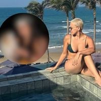 Ex-noiva de Vitória Strada, Marcella Rica posa de biquíni e ganha elogio de atriz apontada como affair: 'Paraíso'