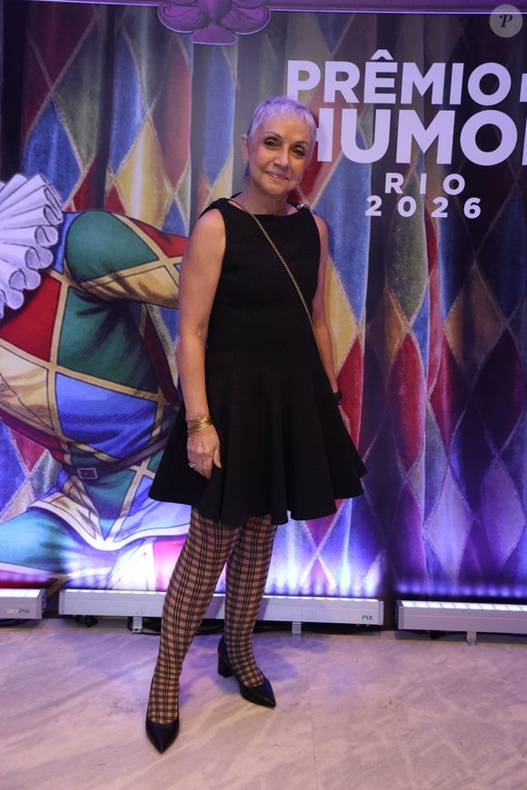 Diretora e atriz Cininha de Paula também esteve em prêmio dedicado ao humor