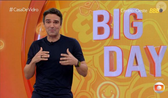 BBB 26: Globo entende que Tadeu Schmidt está 'bastante alegre e efusivo' no reality