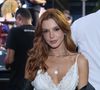 De camisola? Giovanna Lancellotti surge com vestido estilo lingerie em sorteio dos desfiles do grupo especial para o Carnaval 2026