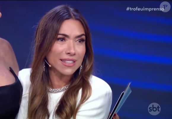 Patrícia Abravanel se emocionou e comoveu os telespectadores com sua homenagem a Silvio Santos
