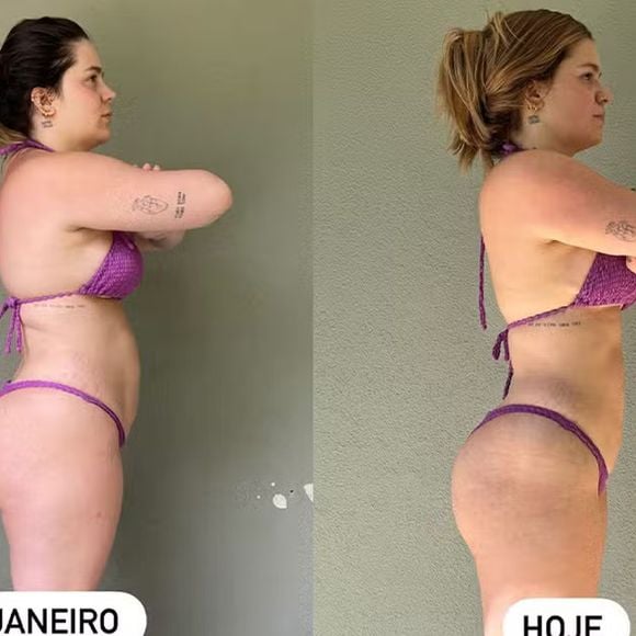 Viih Tube mostrou o antes e depois de seu corpo com dieta e exercícios, antes de operar