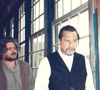 Antonio Fagundes e Jackson Antunes nos bastidores de 'Terra Nostra'