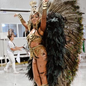 A fantasia de Iza foi muito elogiada