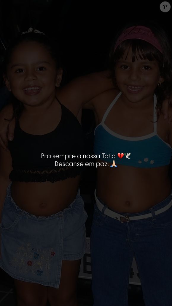 Isa Pereira pediu Justiça, que o caso não ficasse impune e ainda compartilhou uma foto ao lado de Thamires na infância: ‘Pra sempre a nossa Tata. Descanse em paz’