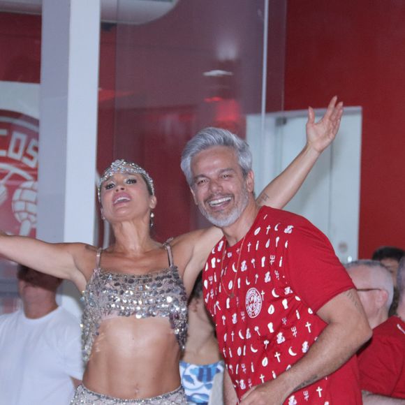 Flávia Alessandra e Otaviano Costa: ‘Nunca mais dormimos agarradinhos, juntinhos. Morro de medo de dormir agarrada com ele’, contou a atriz