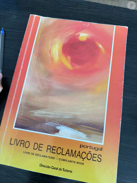 Gabriel Silveira registrou formalmente o caso no Livro de Reclamações de Portugal