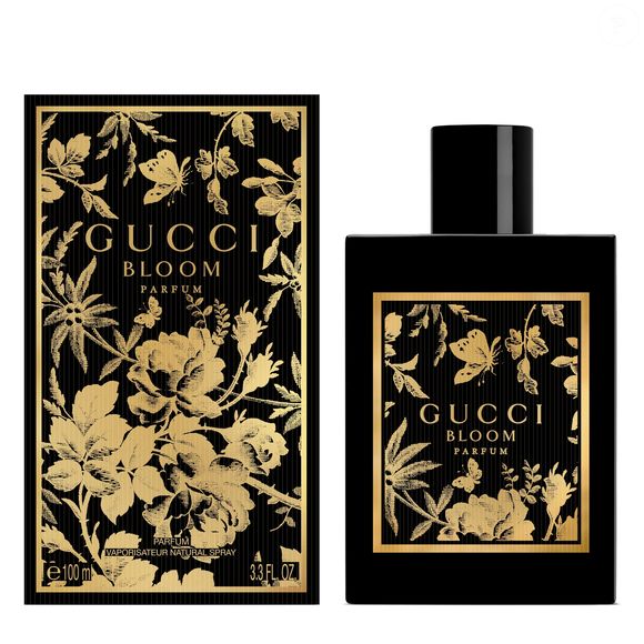 Perfume feminino Gucci Bloom Parfum é apresentado pela marca como 'uma celebração da feminilidade intensa e luminosa'
