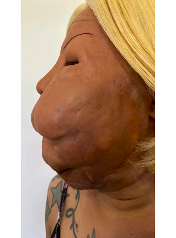 Essa é a vista lateral do rosto de Juju do Pix, antes nunca vista em detalhes na web