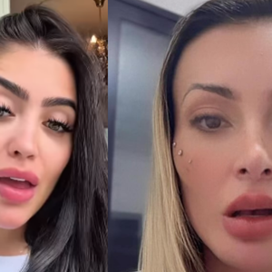 Horas antes de Andressa Urach expor 'passado não revelado' de MC Mirella, funkeira comentou suposta rivalidade entre elas