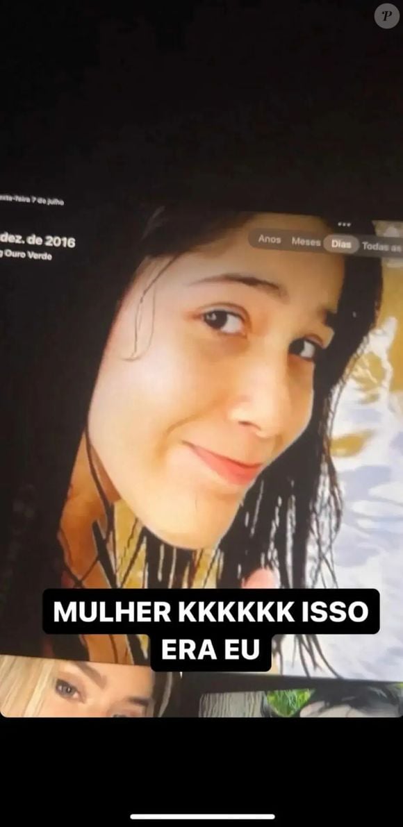 Antes da fama, Karoline Lima era completamente irreconhecível e mantinha o cabelo preto