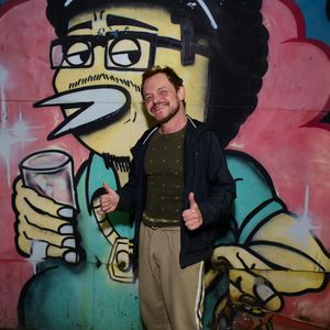 Matheus Nachtergaele na festa de aniversário de Humberto Carrão