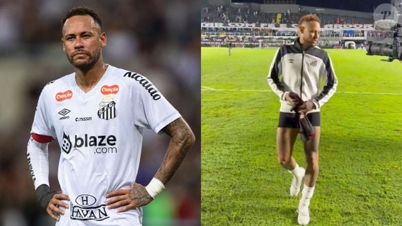 Vídeo de Neymar de cueca em campo viraliza e detalhe inusitado no corpo do jogador rouba a cena: 'Nunca tinha reparado que ele tem...'